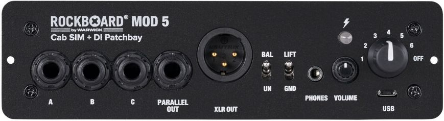 RockBoard MOD 5 - Cab SIM + DI Patchbay