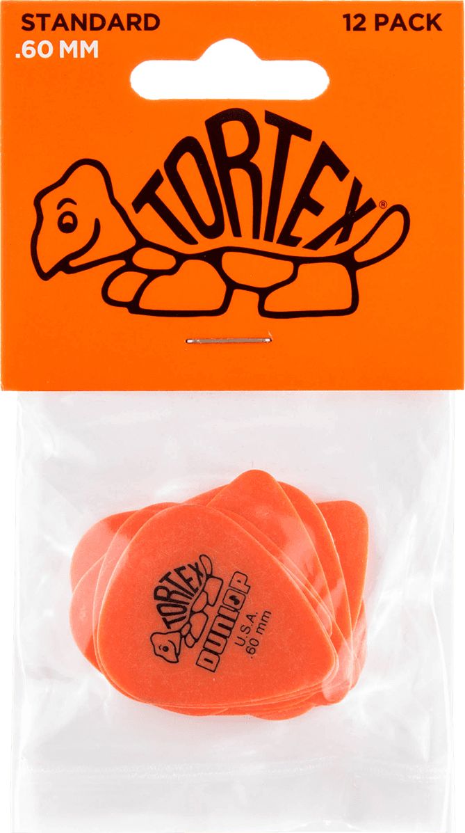 Dunlop Tortex Plektren 0,60mm orange 418P60 12er Pack