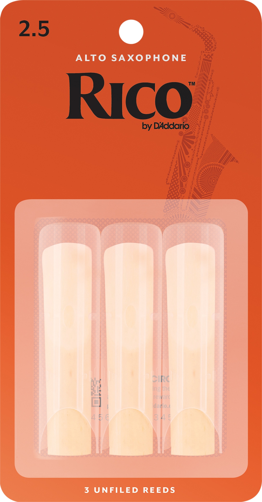 D´Addario Rico  Alt-Saxophon 2,5  3er Box 