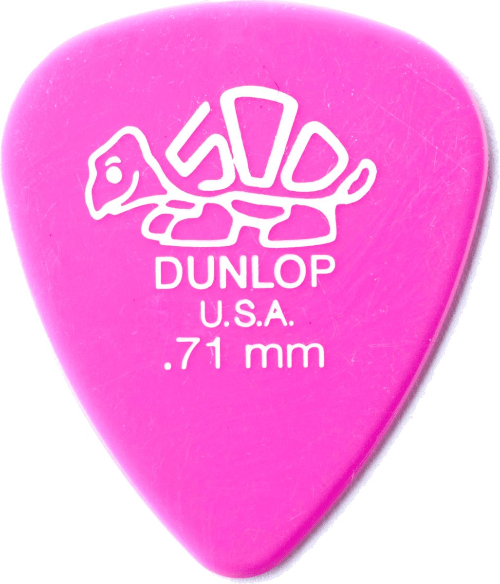 Dunlop Delrin 500 picks 0.71mm 41P71 12 pack – Bild 3