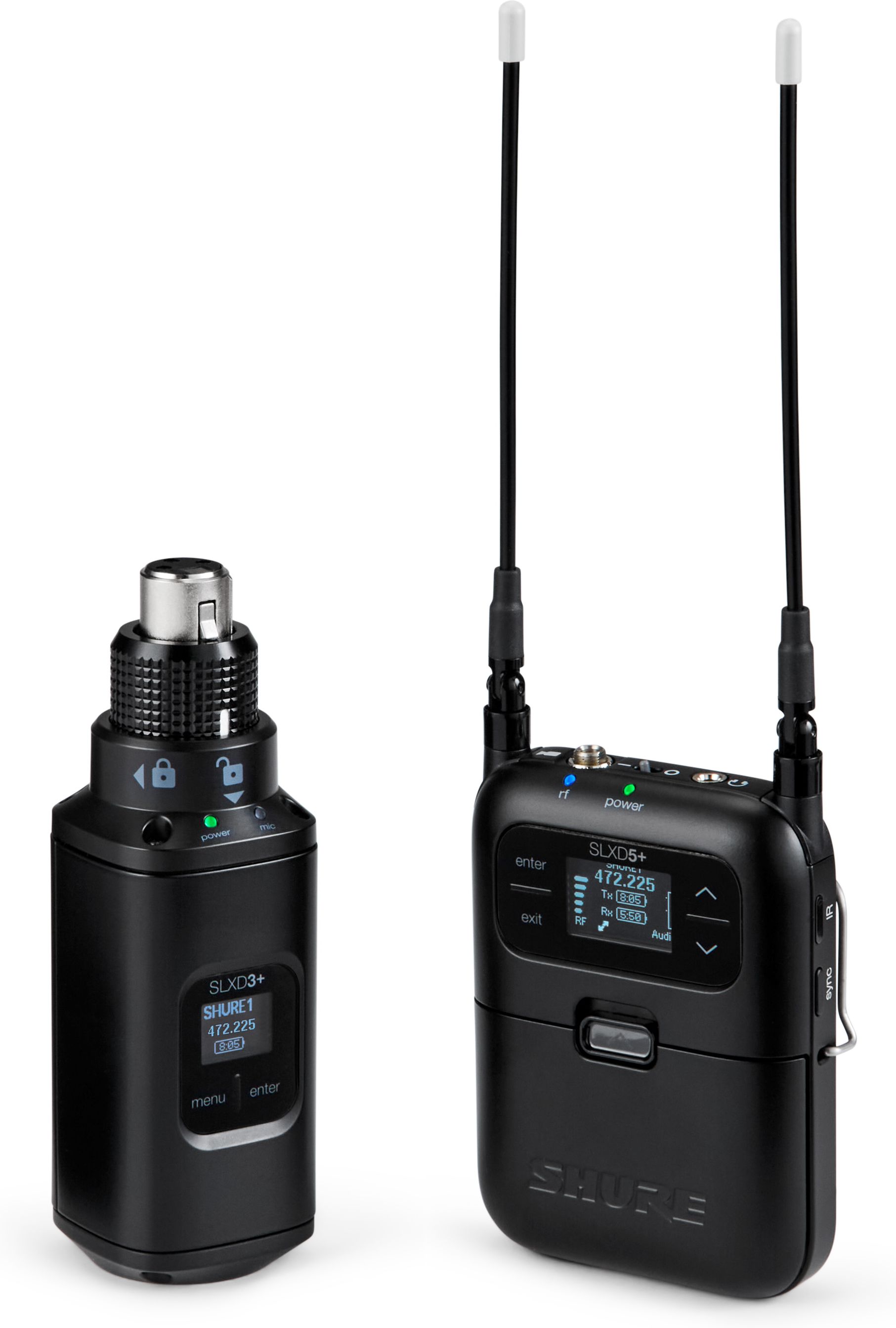 Shure SLXD35+ ENG-Aufstecksendersystem, S50