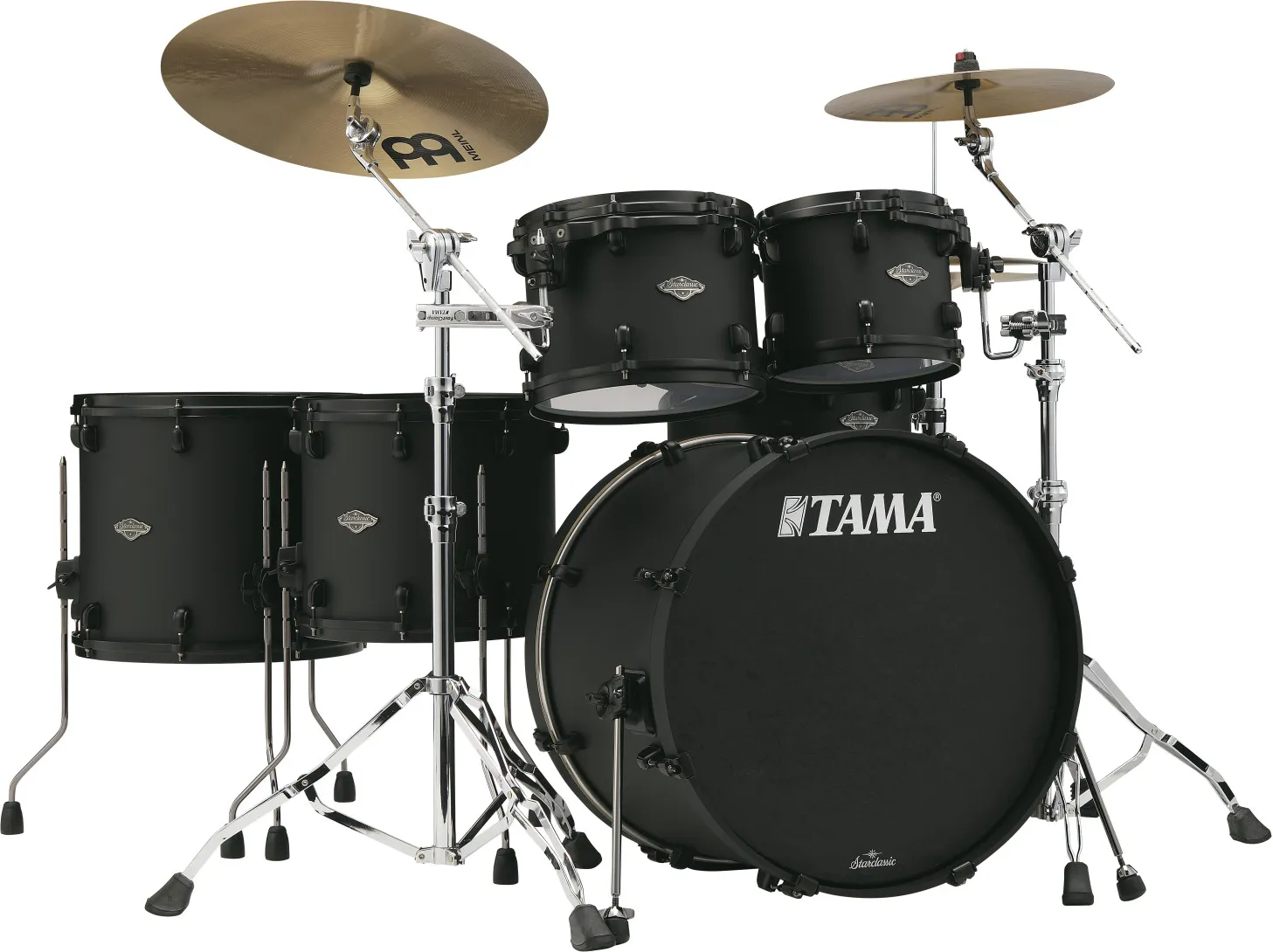 Tama MBS52AZMBSFBK Starclassic Performer Shell Kit, 5-piece – Flat Black LTD – Bild 2