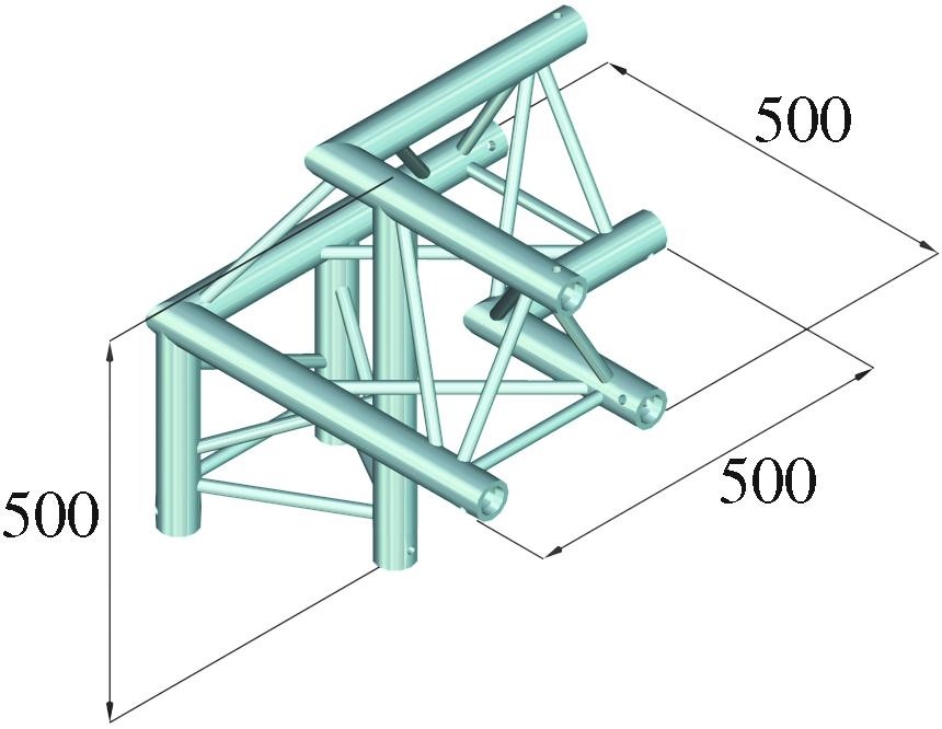 Alutruss TRILOCK 6082AL-31 3-Weg-Ecke /\ rechts – Bild 2