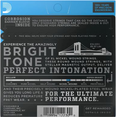D Addario EXL 120+ 0095-044 Super Light Plus