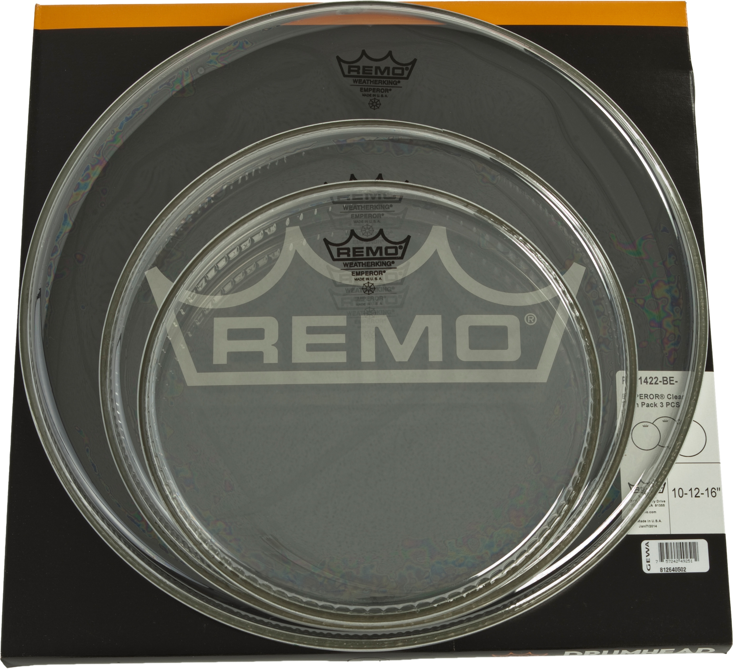 Remo Emperor Clear PP-1422-BE 10/12/16 – Bild 2