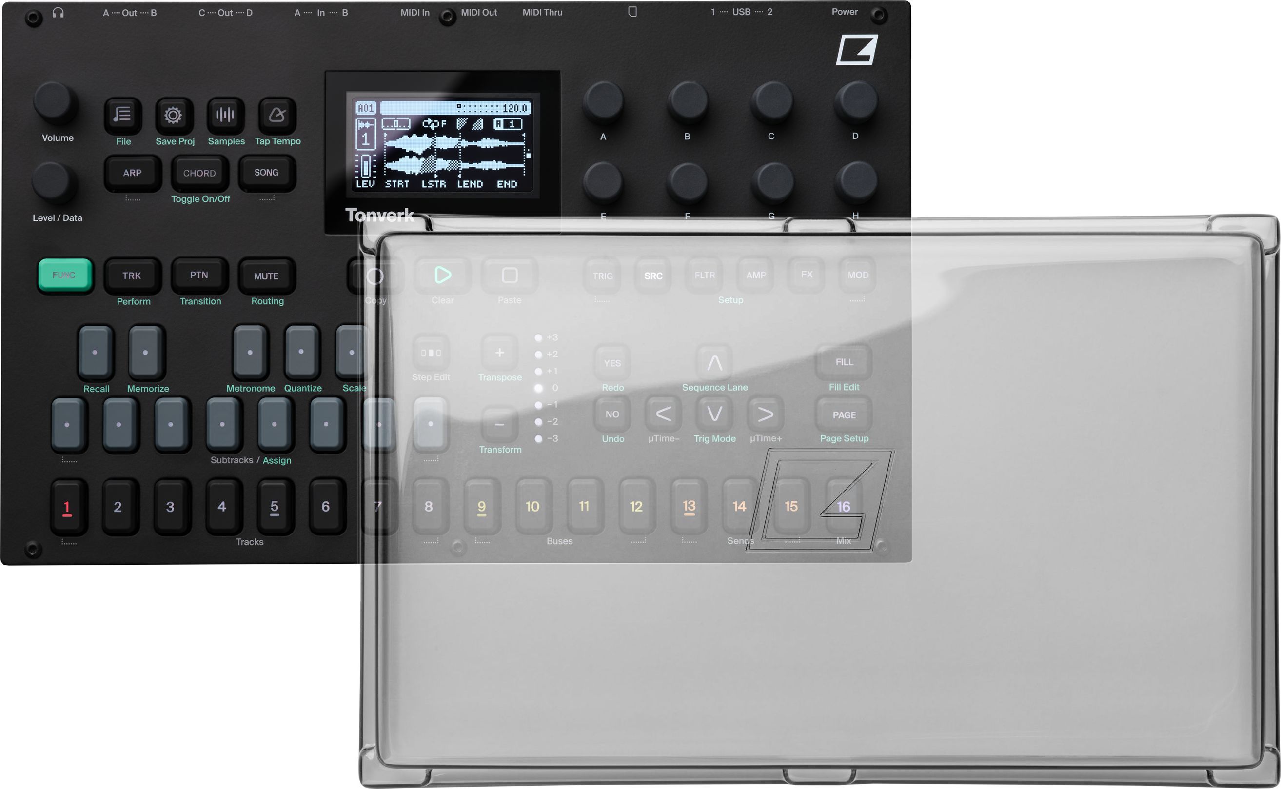Elektron Tonverk Bundle mit PL5 Staubschutz