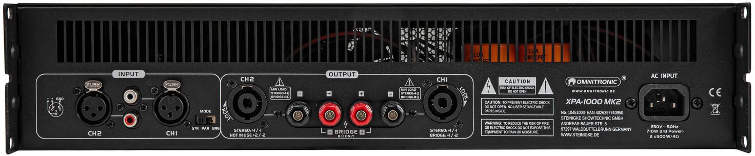 Omnitronic XPA-1000 MK2 – Bild 3