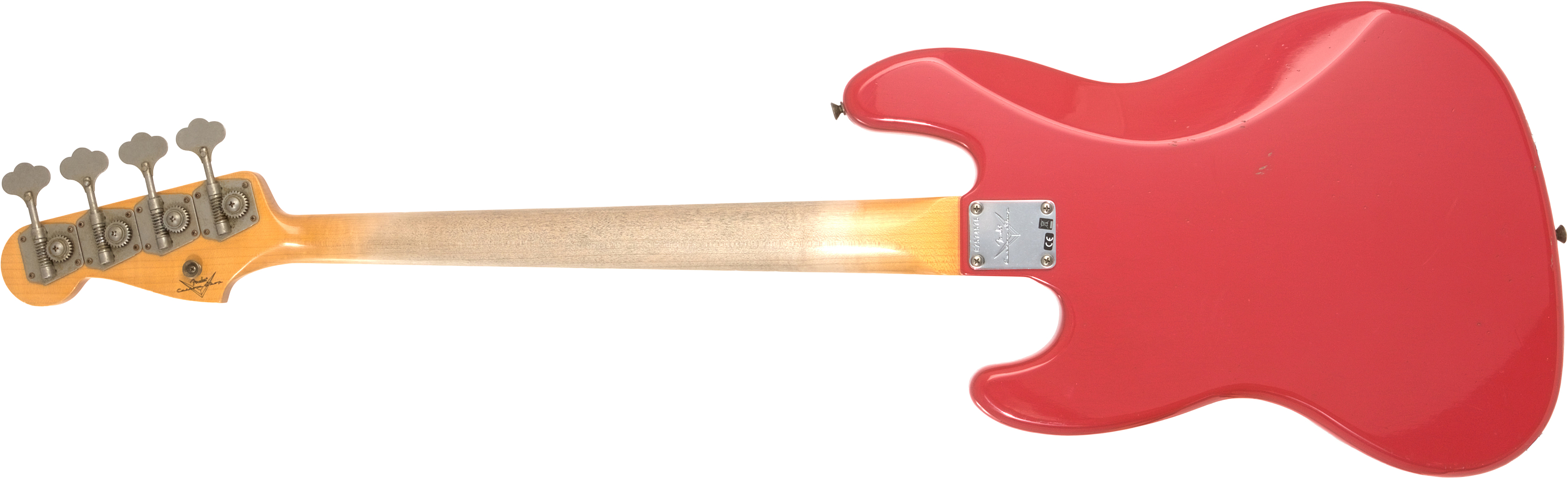 Fender Custom Shop 1963 Jazz Bass Journeyman Relic Aged Fiesta Red – Bild 2