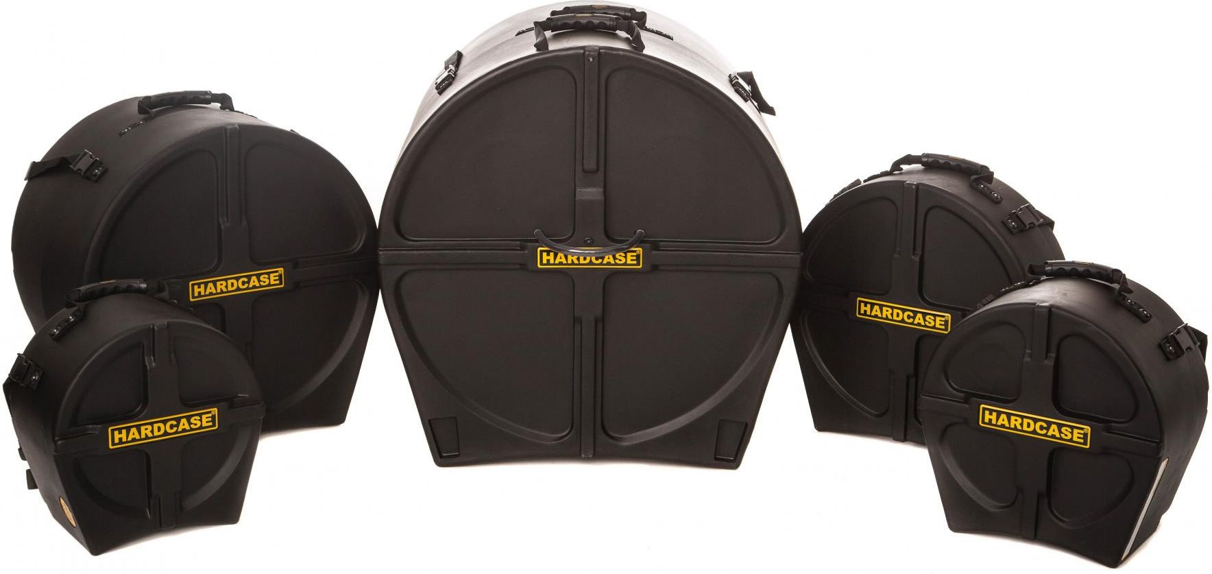 Hardcase HROCKFUS-6 Drum Set Cases 6tlg. Hardcase HROCKFUS-6 Drum Set Cases 6tlg.