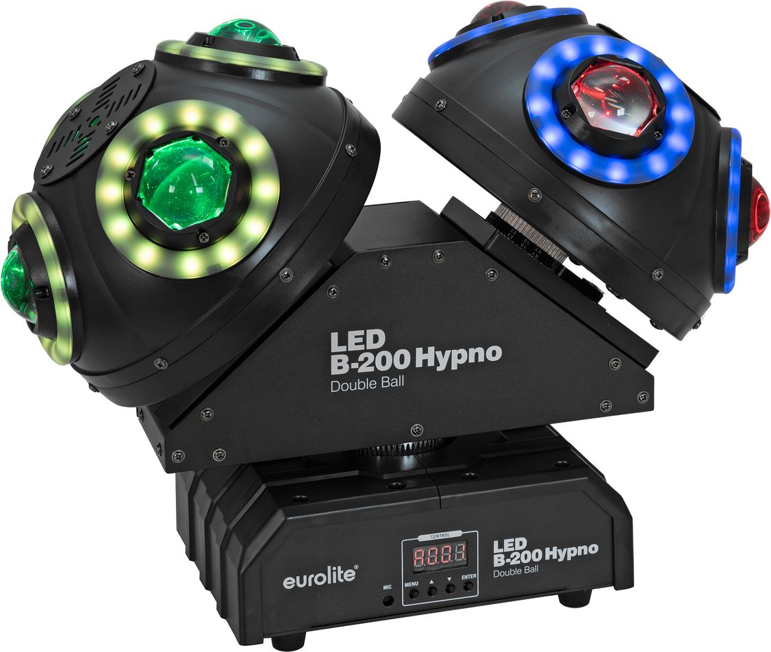 Eurolite LED B-200 Hypno Double Ball Strahleneffekt Eurolite LED B-200 Hypno Double Ball Strahleneffekt