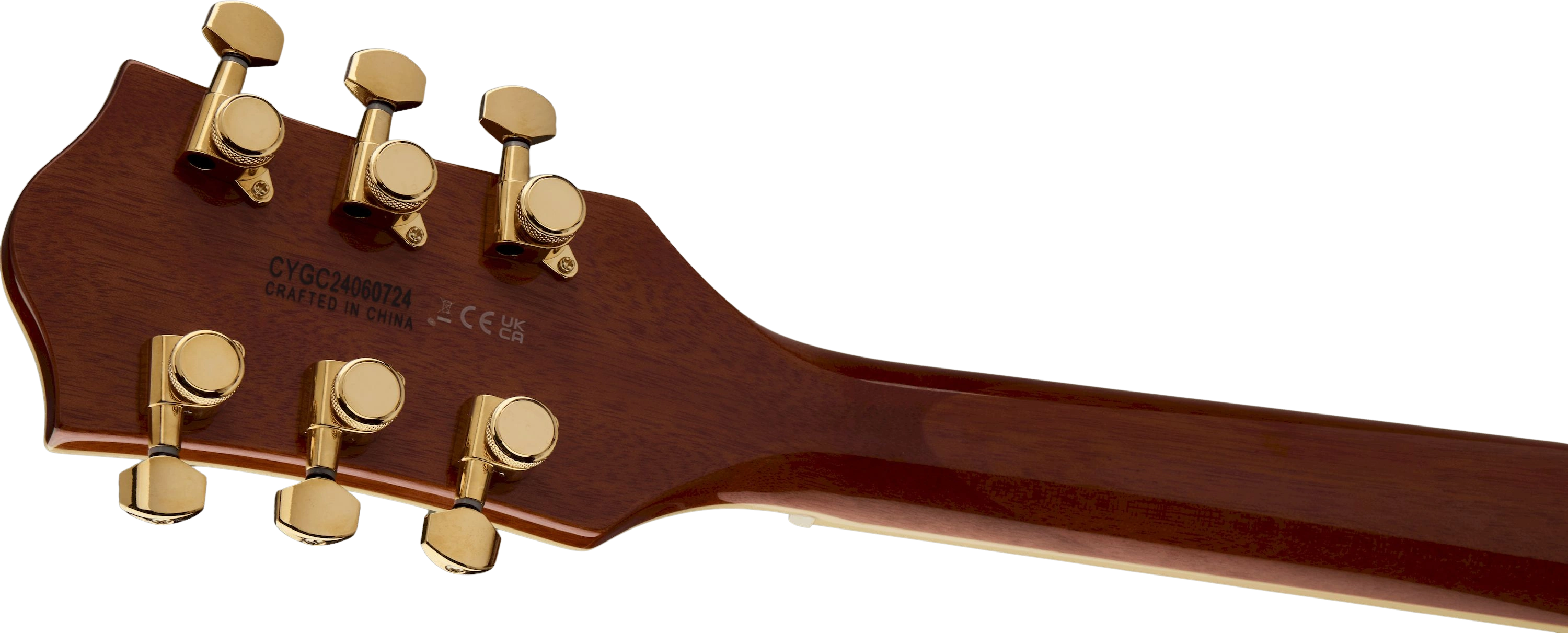 Gretsch LTD Flame Okoume Broadkaster Double-Cut w/Bigsby Roundup Orange – Bild 6