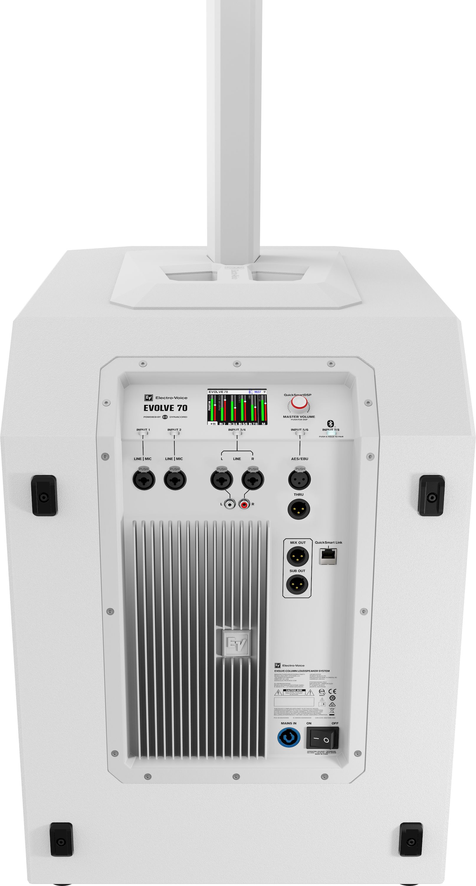 EV EVOLVE70-KW Säulensystem weiß – Bild 5