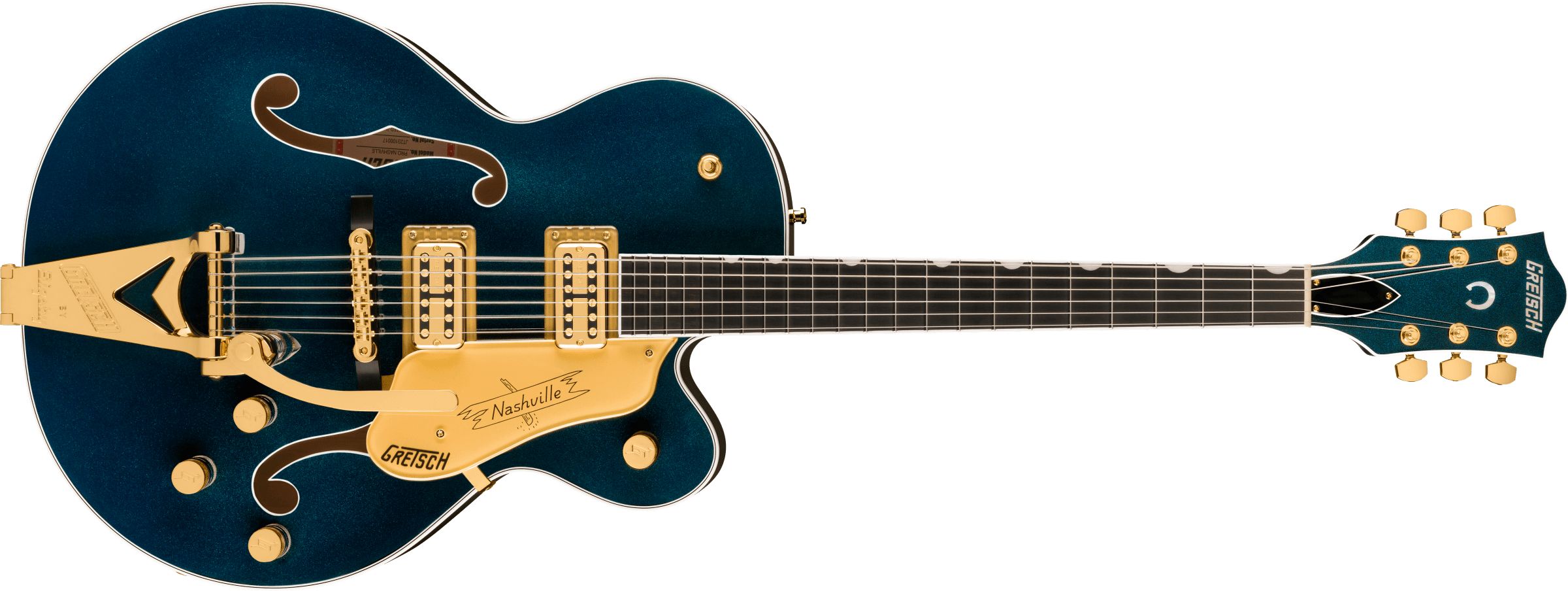 Gretsch Nashville Hollow Body w/Bigsby Gold Hardware Midnight Sapphire Gretsch Nashville Hollow Body w/Bigsby Gold Hardware Midnight Sapphire