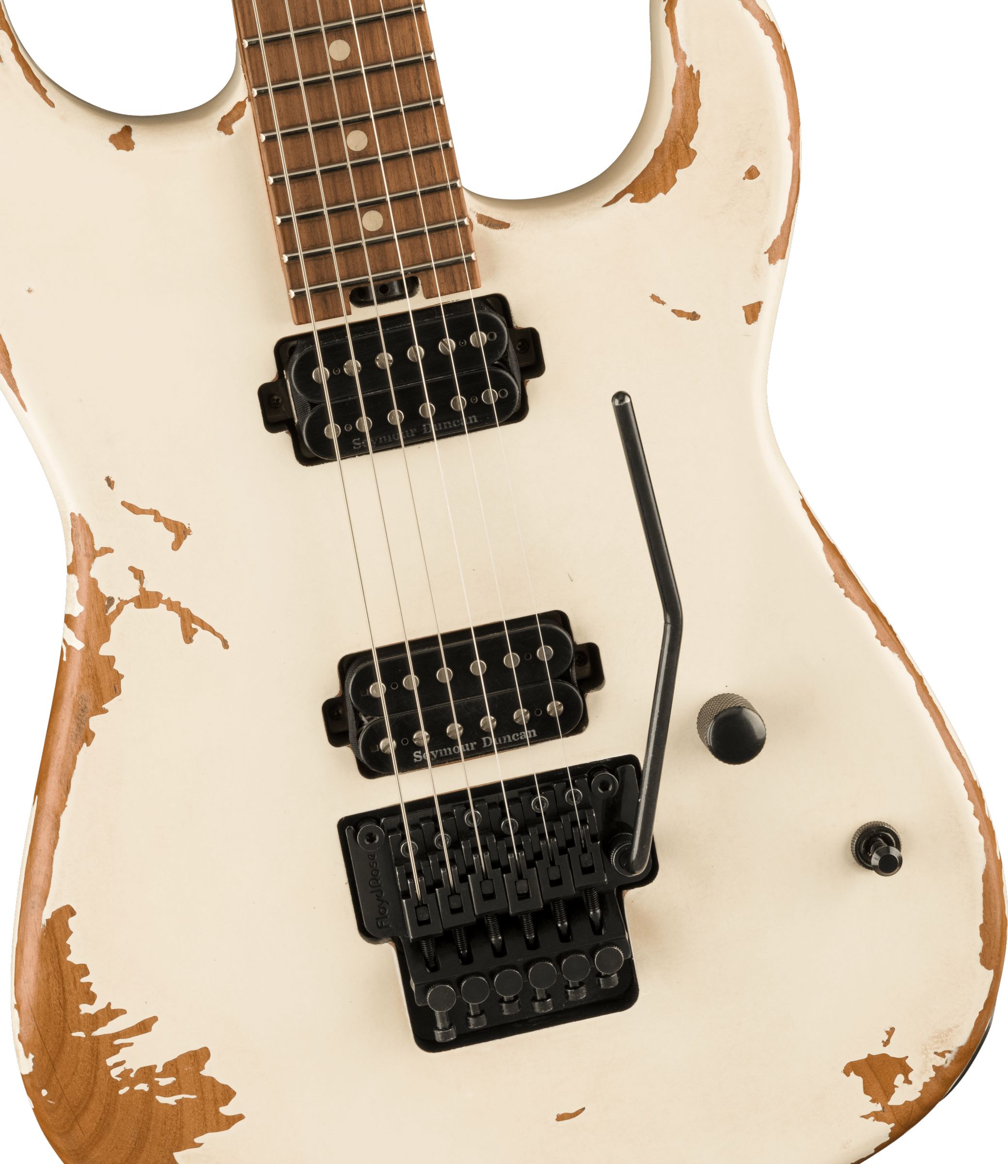 Charvel Pro-Mod Relic San Dimas Style 1 HH FR Weathered White/PF (Retoure)
