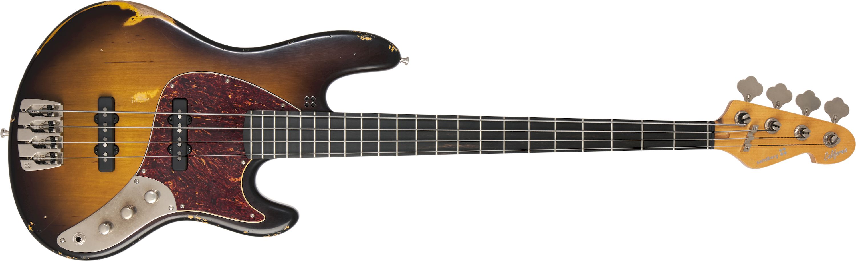 Sandberg California II TT-4 Passive Tobacco Sunburst Ebony Tortoise