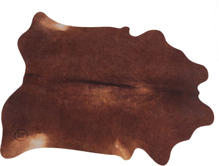Drum N Base VGN-BRWN Vegan Cow Betsy Drum Mat Drum N Base VGN-BRWN Vegan Cow Betsy Drum Mat