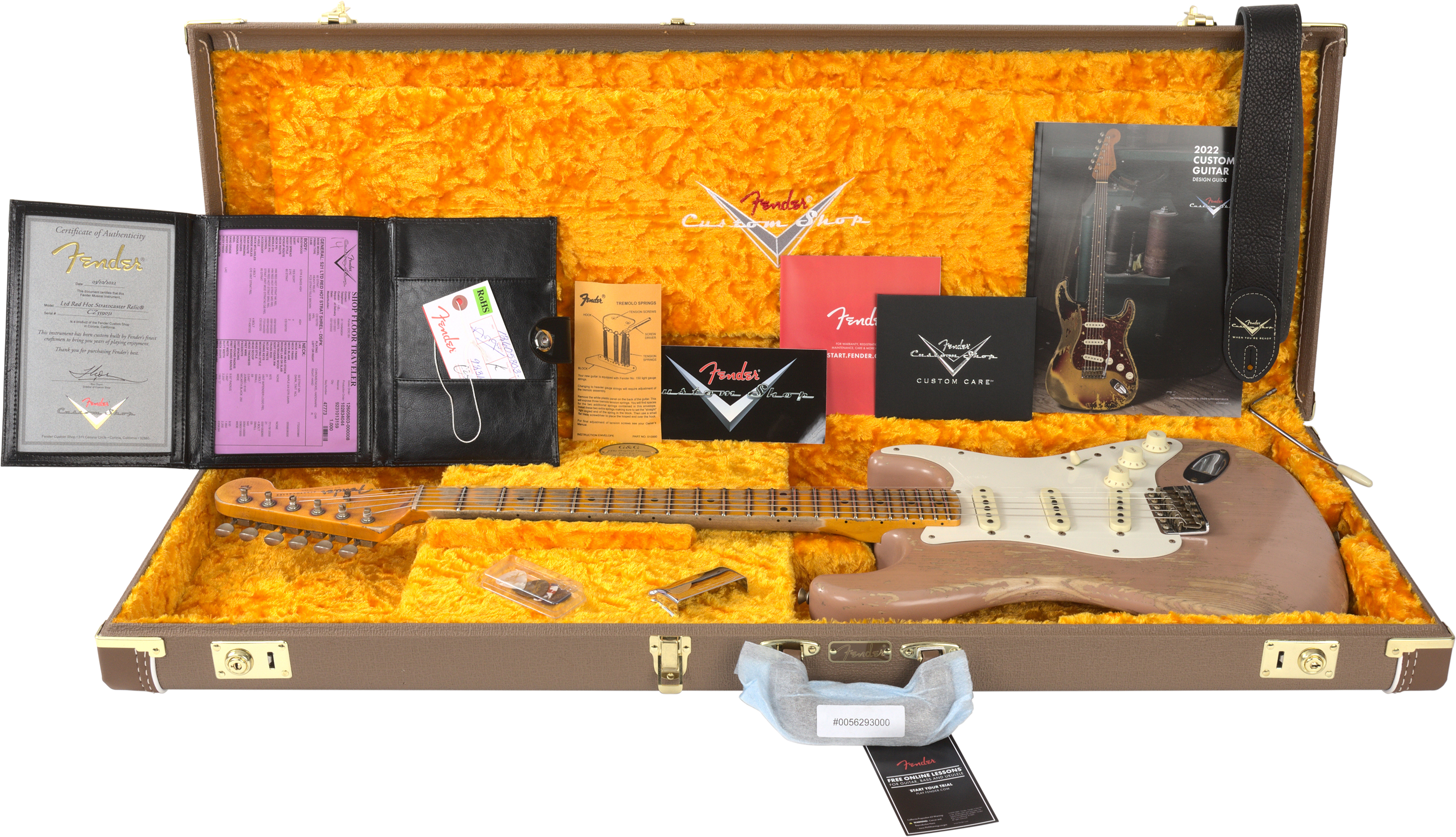 Fender Custom Shop Red Hot Stratocaster Super Heavy Relic Dirty Shell Pink Limited Edition