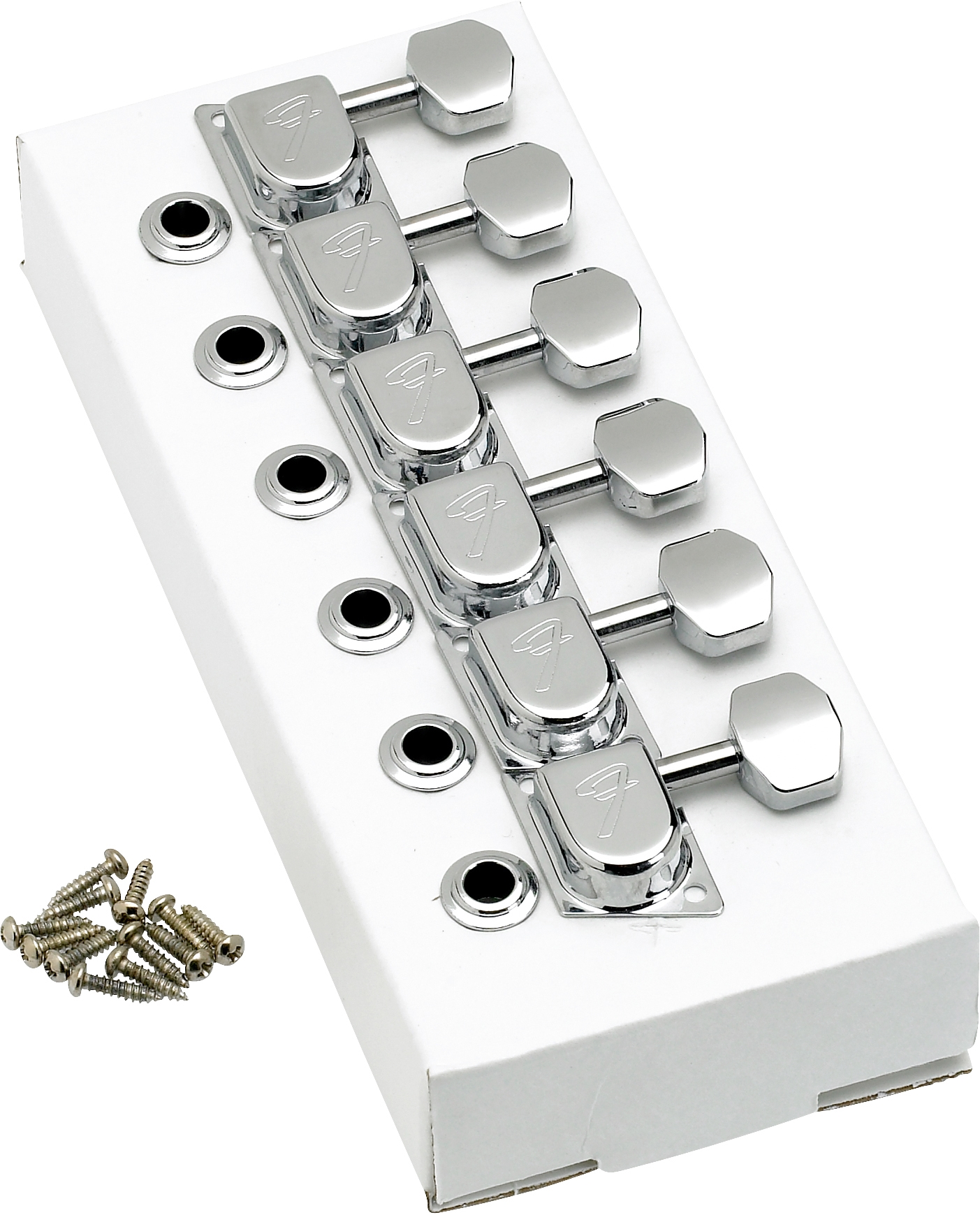 Fender Mechaniken 70s "F" Logo Chrom