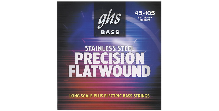 GHS Precision Flatwound M 3050 045-105  GHS Precision Flatwound M 3050 045-105