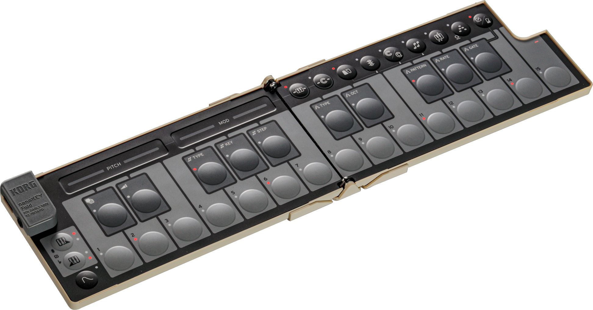Korg nanoKEY Fold Sand Beige
