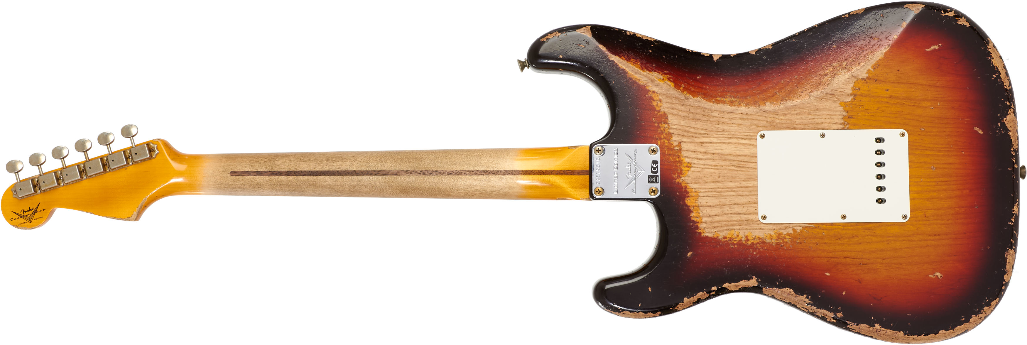 Fender Custom Shop Red Hot Stratocaster Super Heavy Relic Faded Chocolate 3-Color Sunburst Limited Edition – Bild 2
