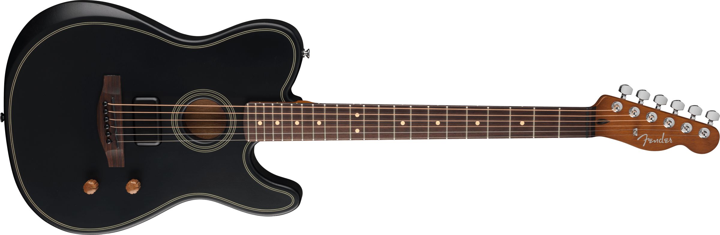 Fender Acoustasonic Standard Telecaster Black – Bild 2