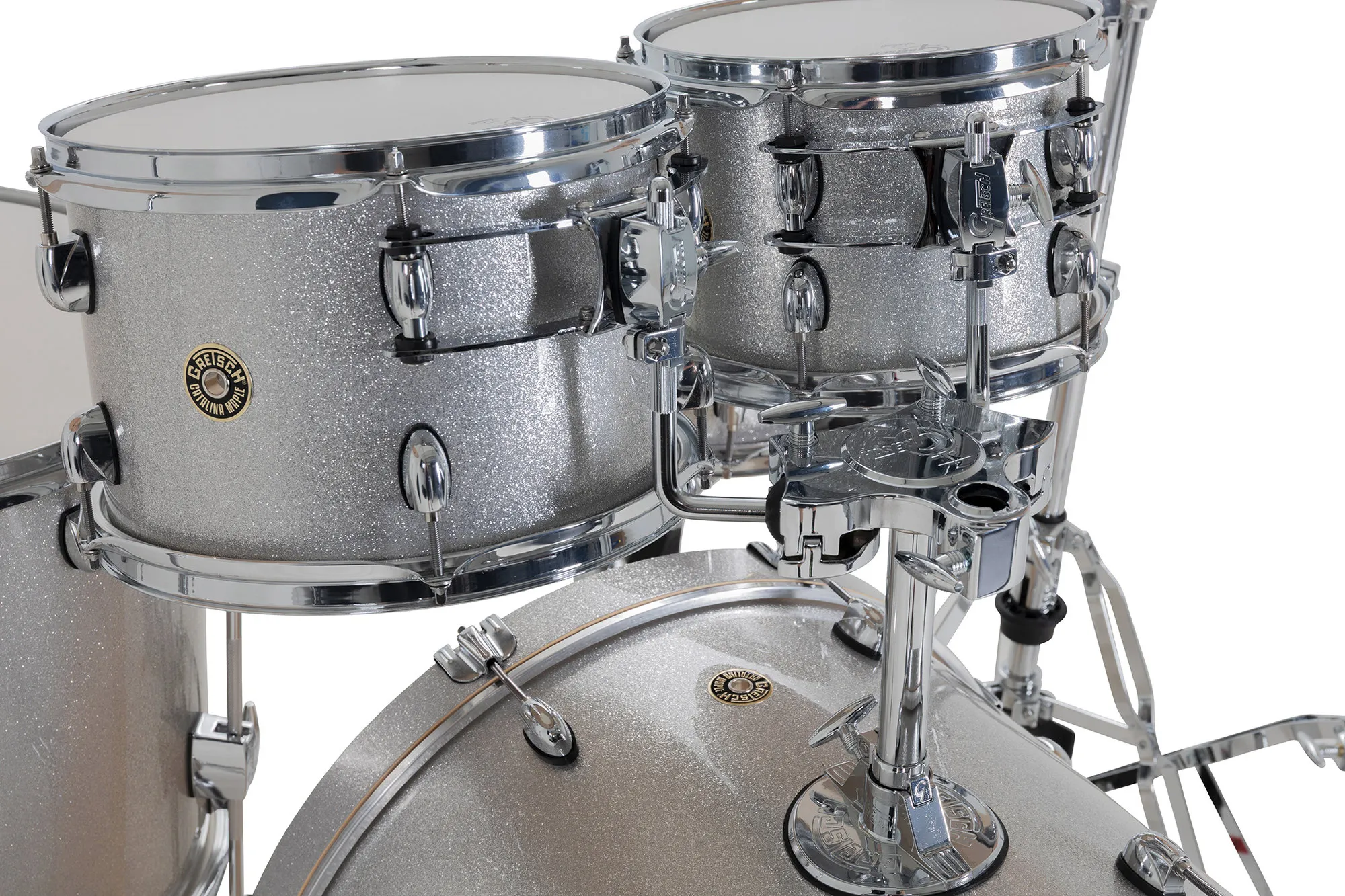 Gretsch GR815.068 Catalina Maple Shell Pack - Silver Sparkle (10"/12"/16"/22"/14"x,56") – Bild 6