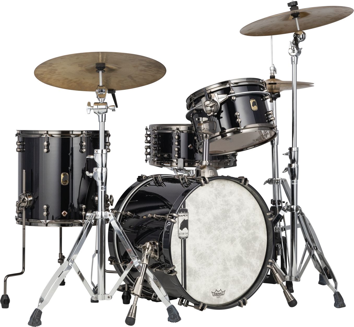 Mapex BPDLNC481XBPB Black Panther Cherry Bomb Jazz Shellset - Piano Black – Bild 2