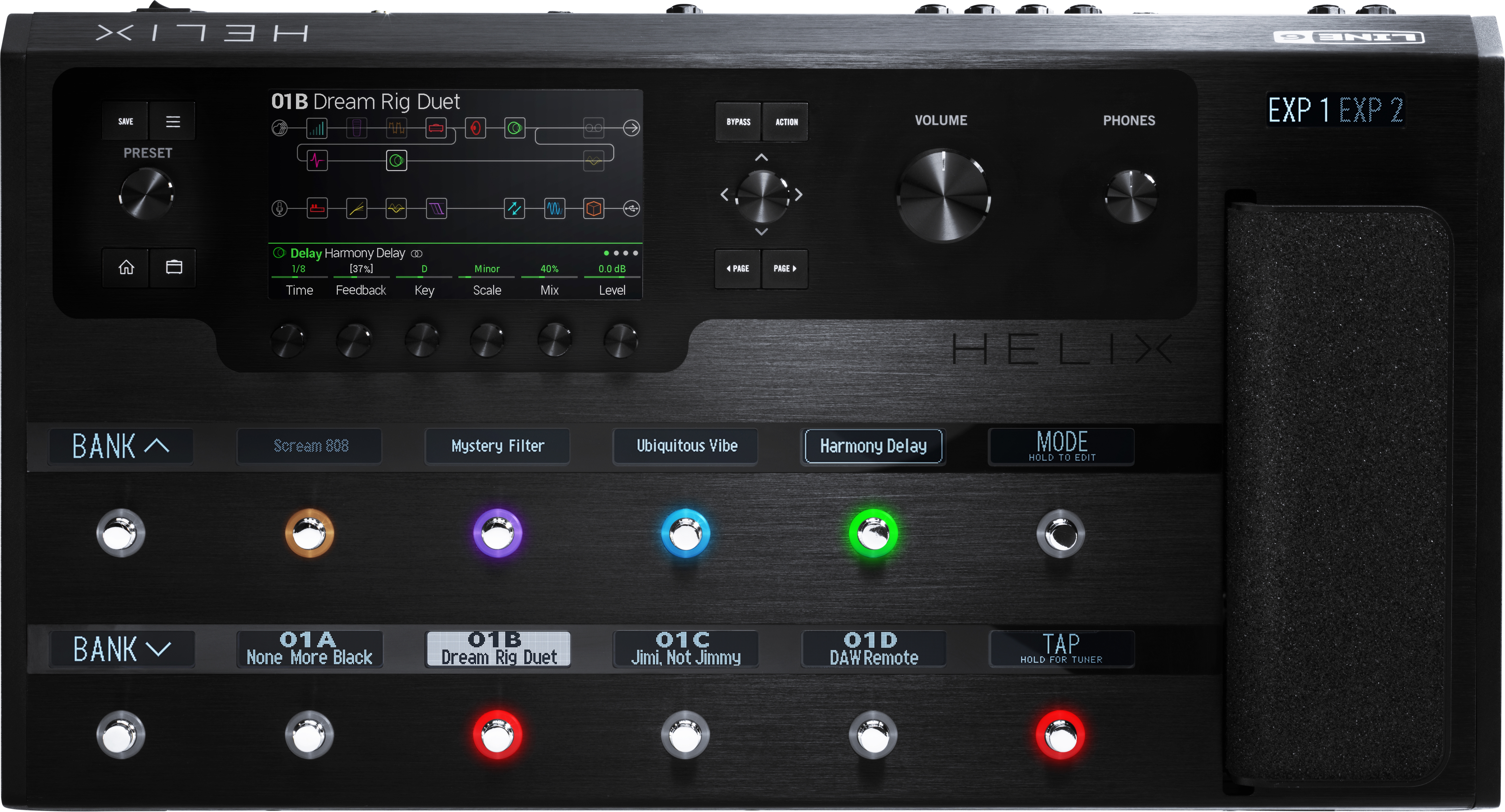 Line 6 Helix Guitar FX Modeling Prozessor Floorboard