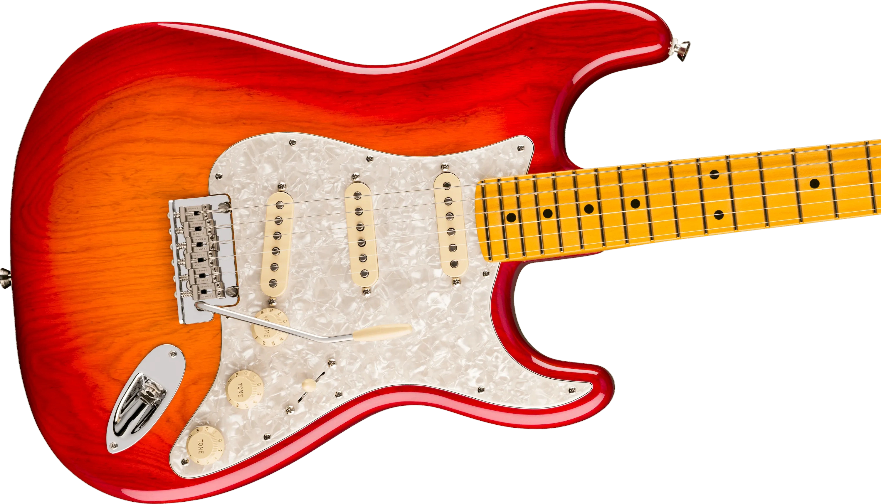 Fender American Professional Stratocaster Aged Cherry Burst/MN – Bild 3