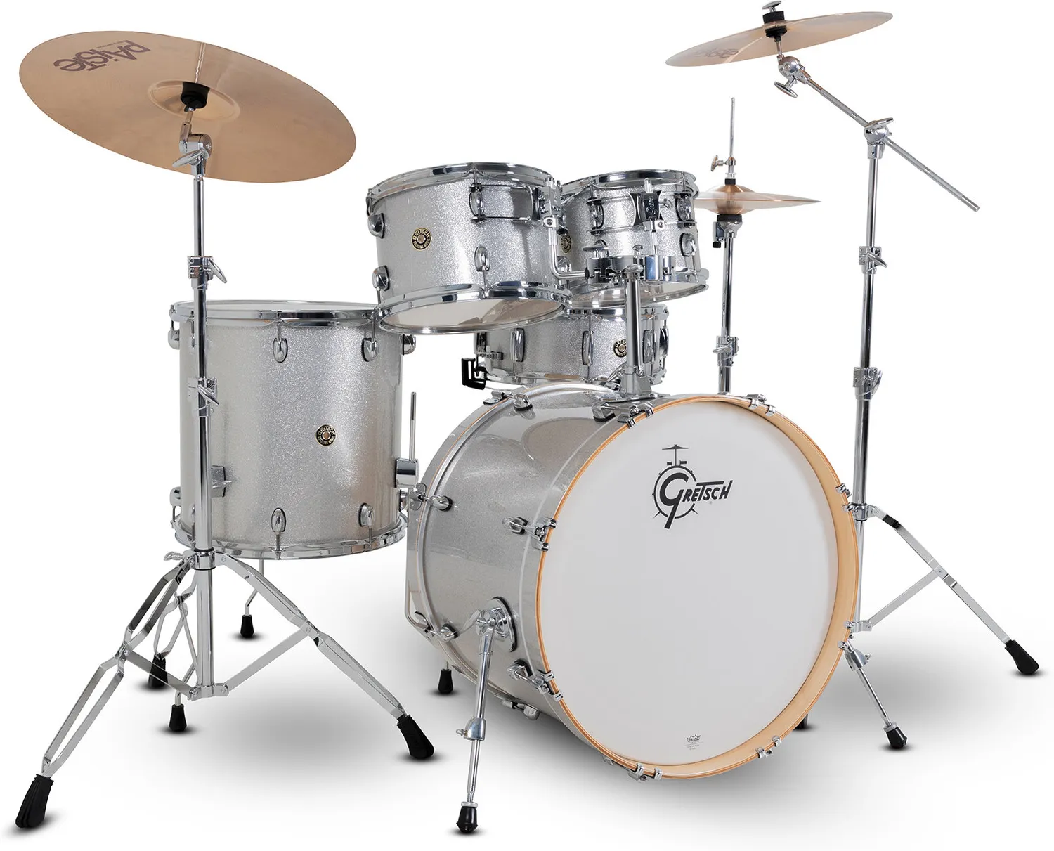 Gretsch GR815.068 Catalina Maple Shell Pack - Silver Sparkle (10"/12"/16"/22"/14"x,56")