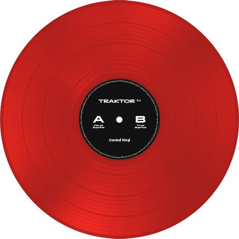 Native Instruments Traktor Control Vinyl MK2, Rot