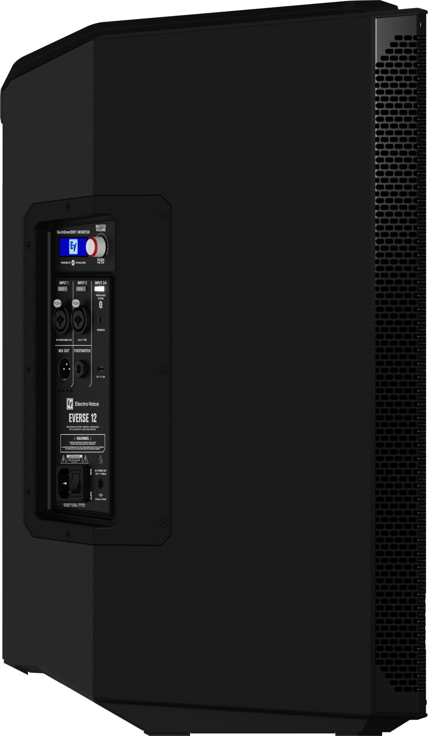 EV Everse 12 - 12"/2 way active speaker with battery/DSP - black – Bild 5