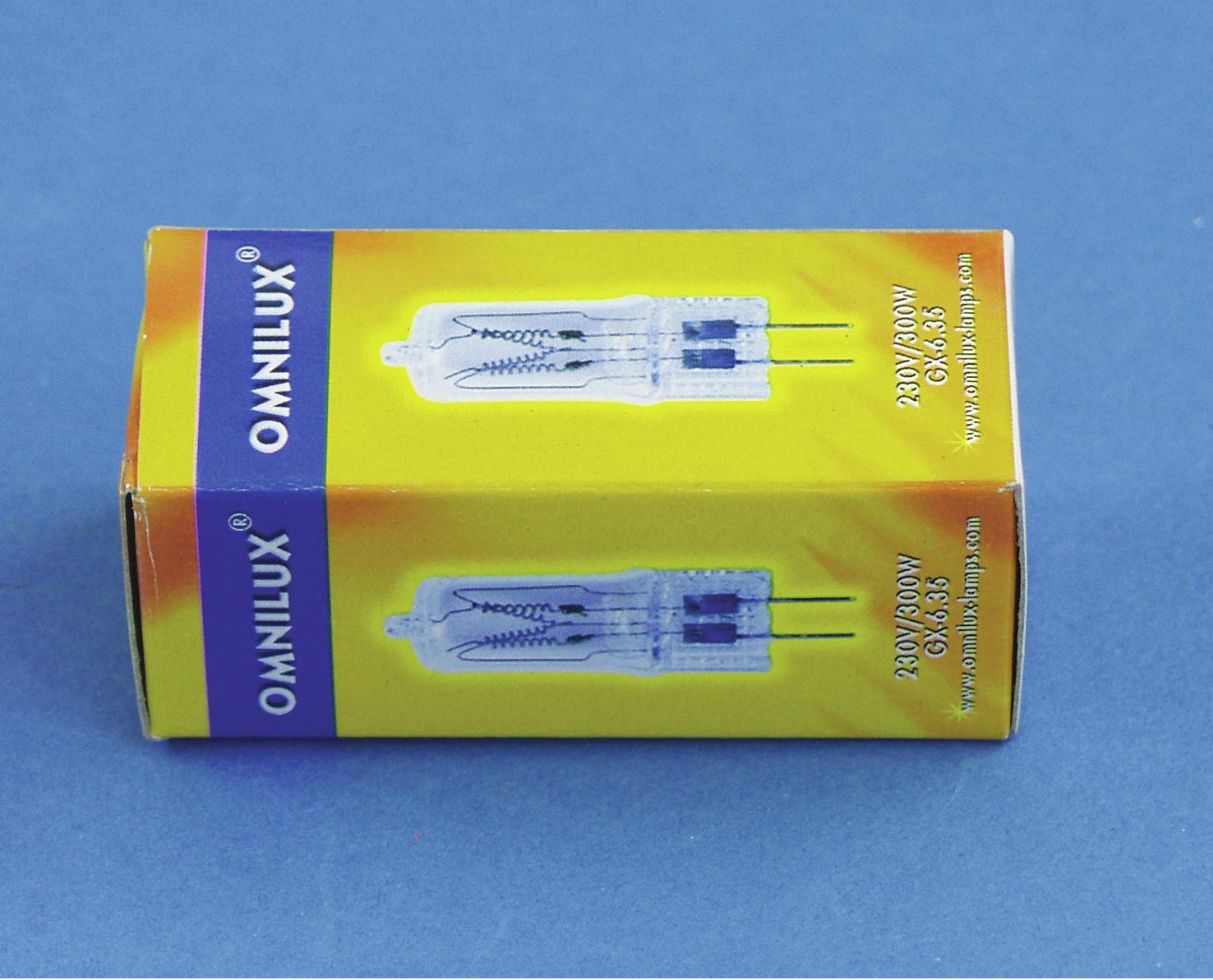 Lampe  300W 230V G6.35 #64516 75h Omnilux