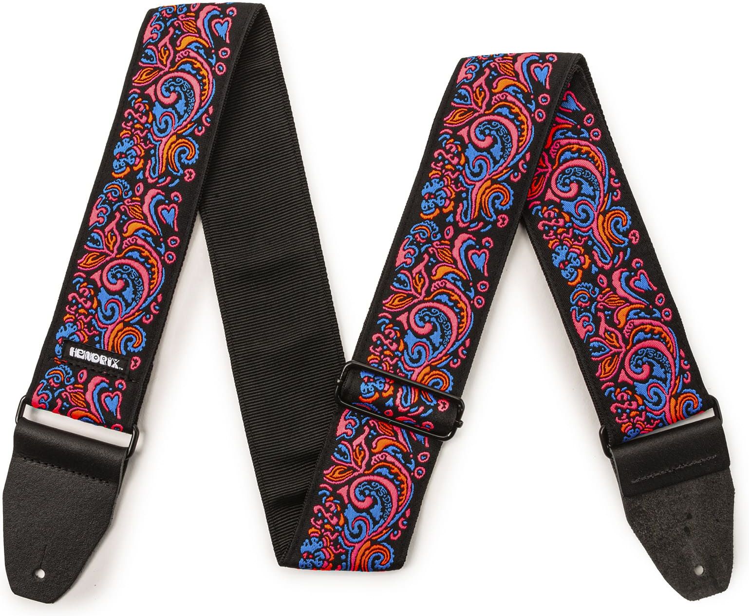 Dunlop Jimi Hendrix Blacklight Strap Love Drops Pink JH28