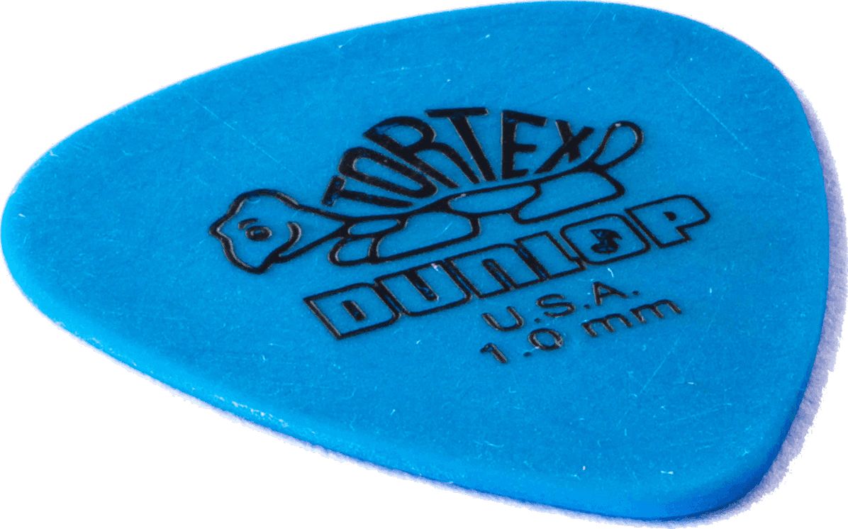 Dunlop Tortex Plektren 1,00mm blau 418P100 12er Pack – Bild 4