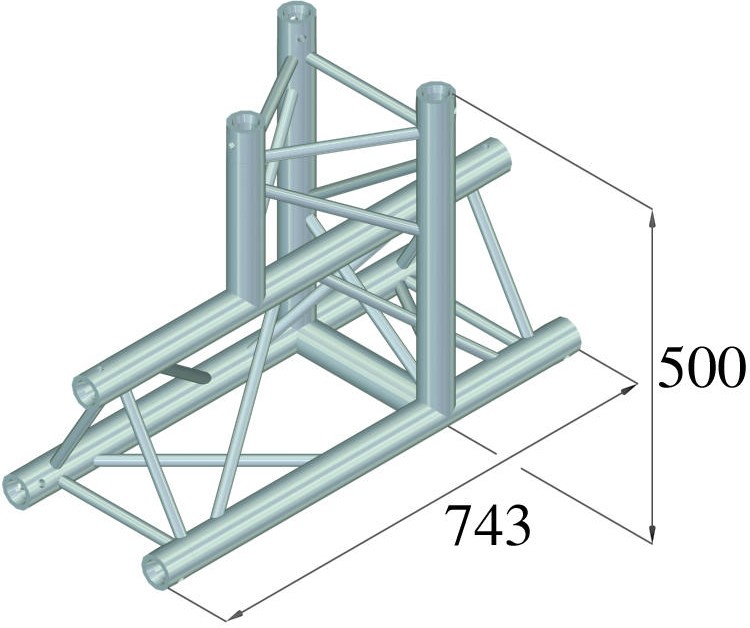 Alutruss TRILOCK 6082AT-37 3-Weg-T-Stück – Bild 2