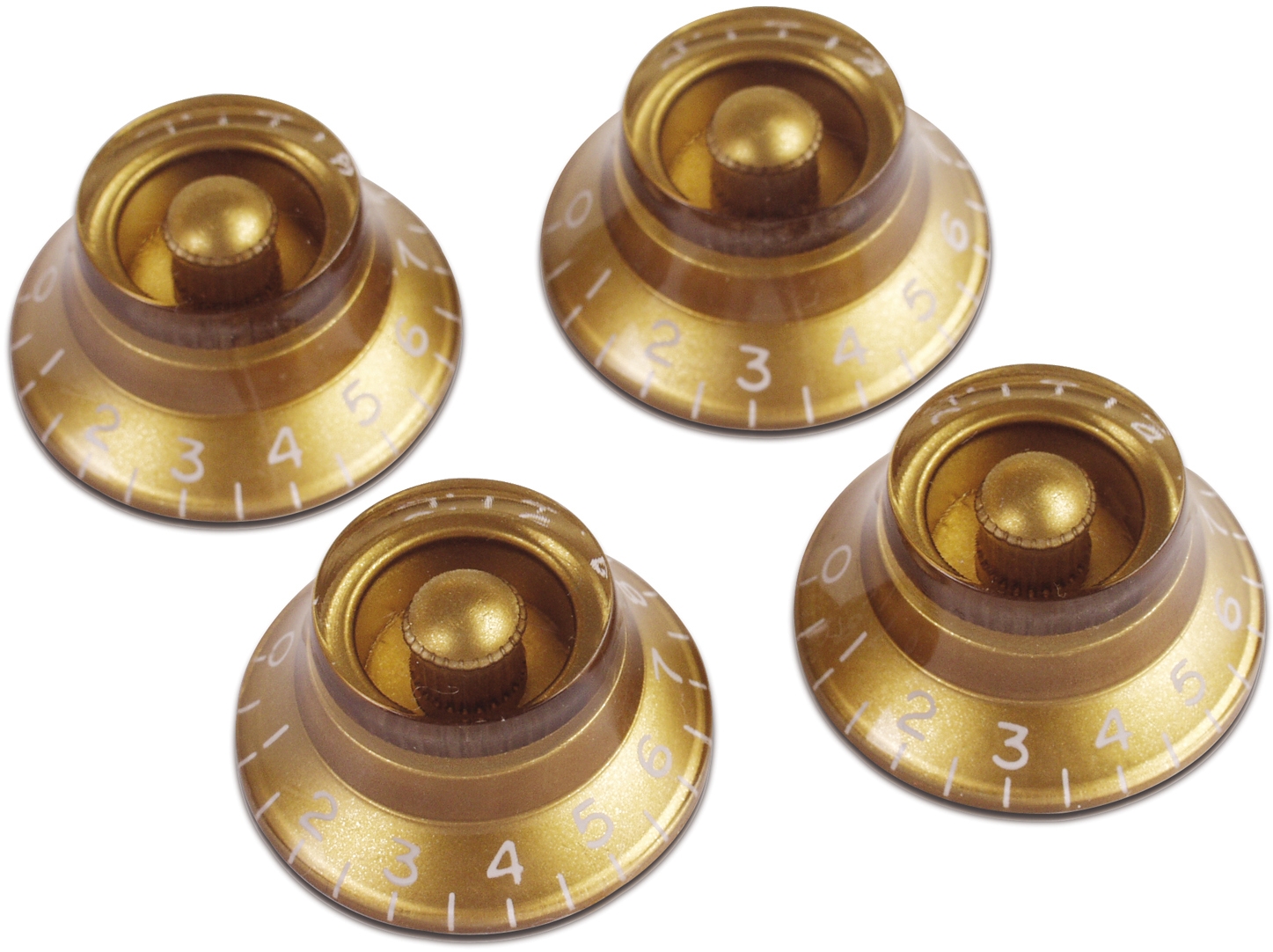 Gibson Hat-Shaped Knob Gold Set of 4 PRHK-020