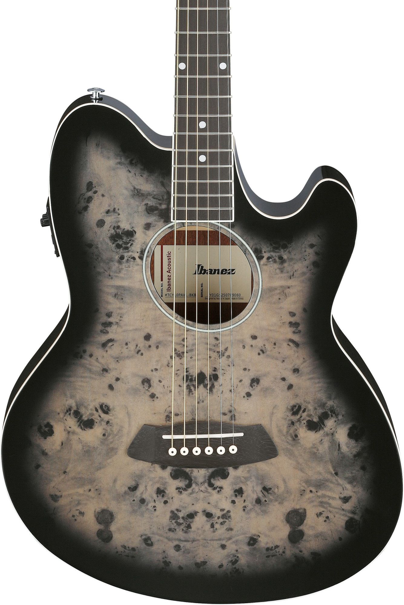 Ibanez TCY10PA-BKB Transparent Brown Black Burst High Gloss – Bild 4