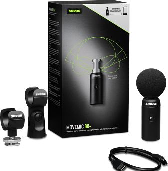 Shure MoveMic MV88+W kabelloses Stereomikrofon (Retoure)