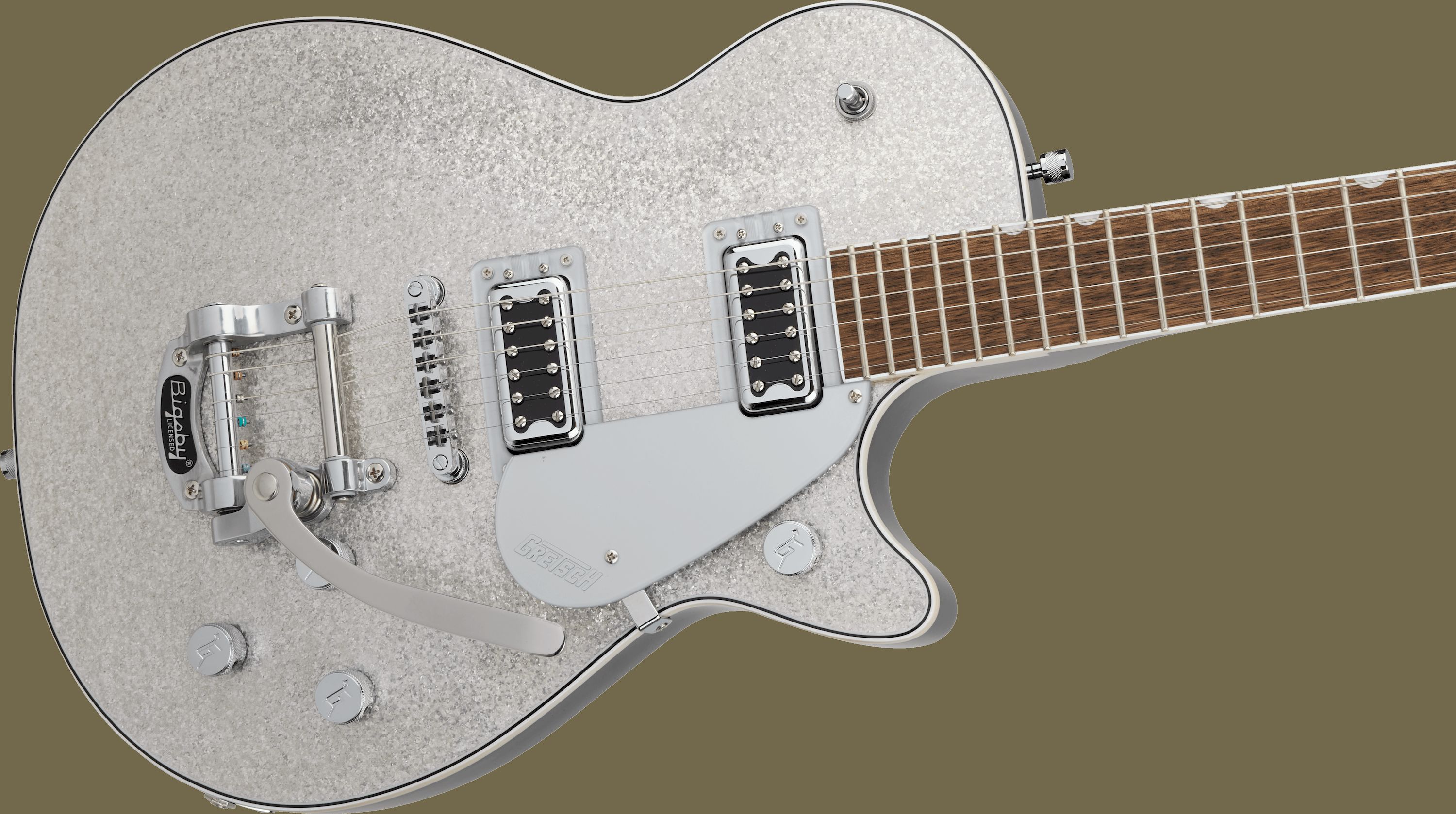 Gretsch G5230T Electromatic Sparkle Jet FT Single-Cut Bigsby Silver Sparkle