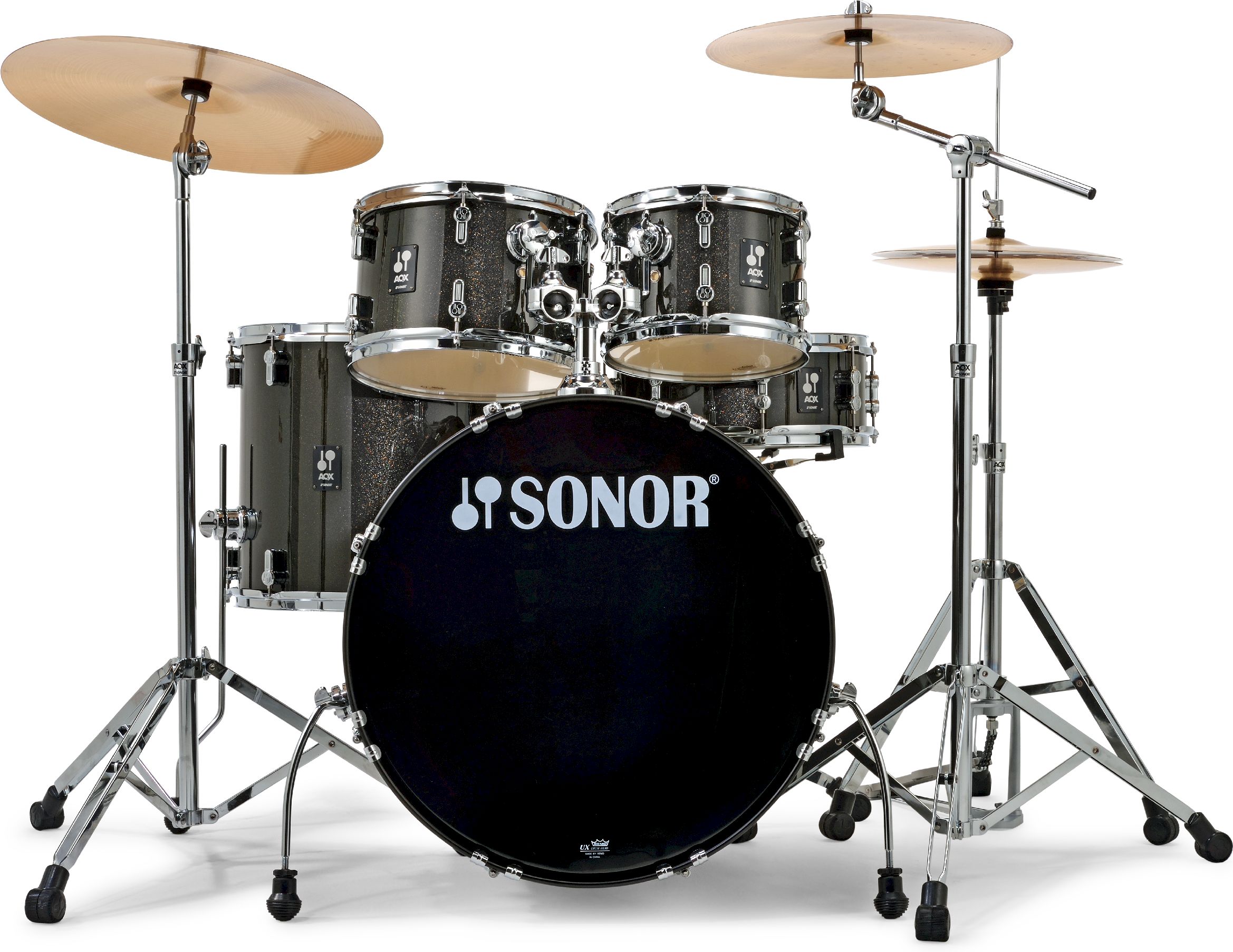 Sonor AQX Stage Set Black Midnight Sparkle – Bild 2