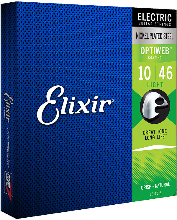 Elixir Optiweb 19052 Light 010-046 Electric Guitar Strings Elixir Optiweb 19052 Light 010-046 Electric Guitar Strings