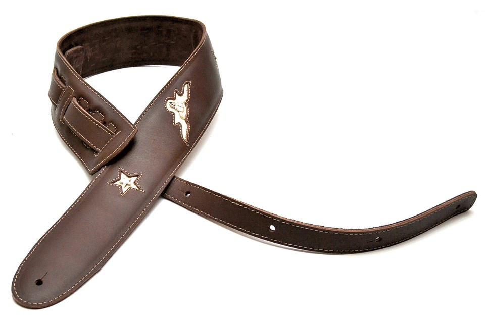 Bourbon Strap Guitar Desperado Brown