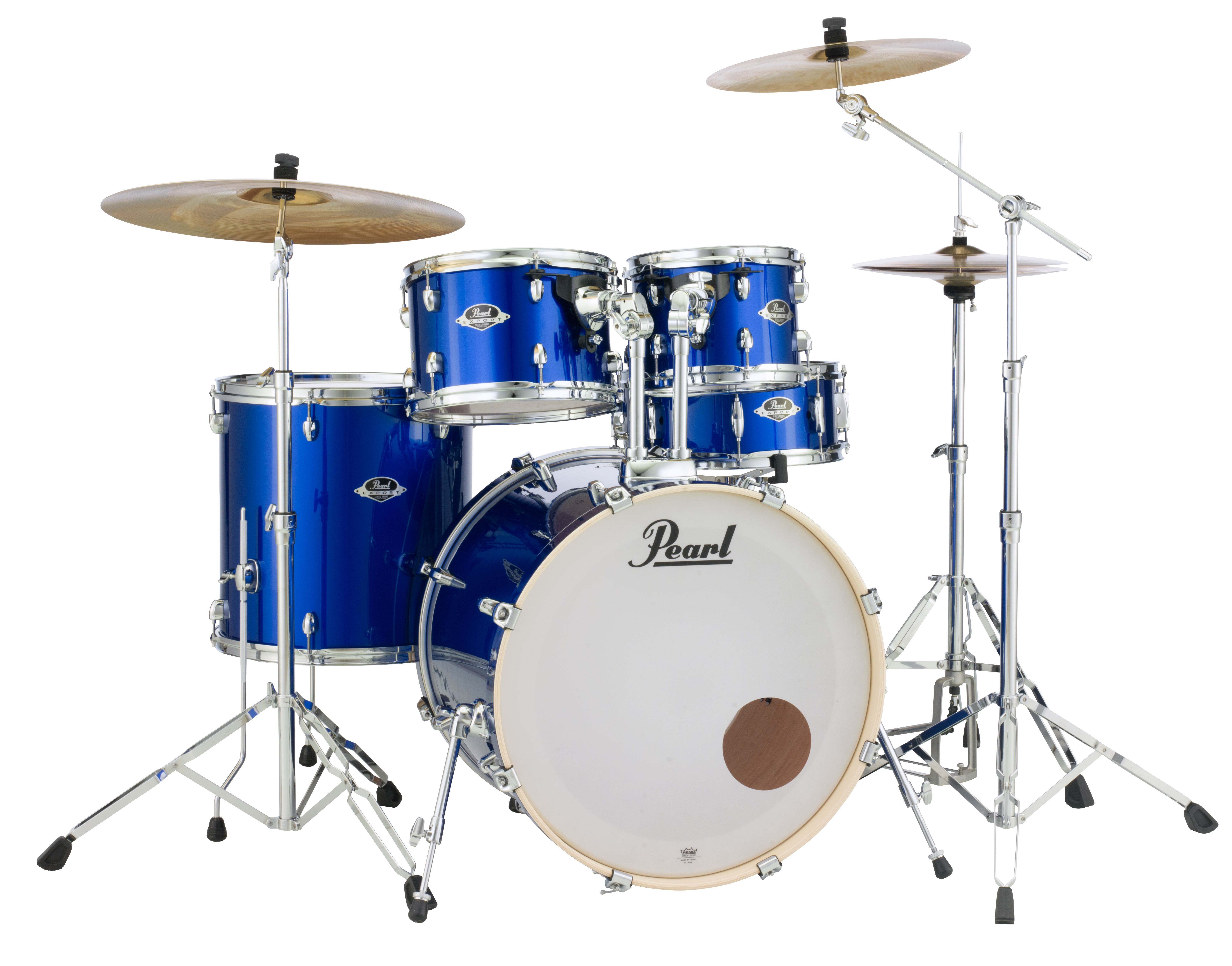 Pearl EXX725SBR/C717 Export Drum-Set High Voltage Blue/Sabian SBR – Bild 3
