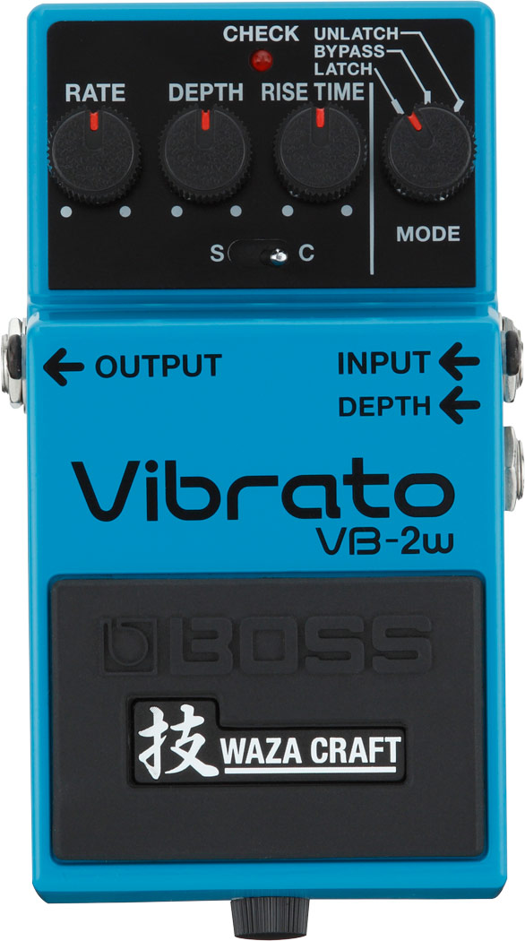 Boss VB-2W Waza Vibrato Pedal Showroom Modell