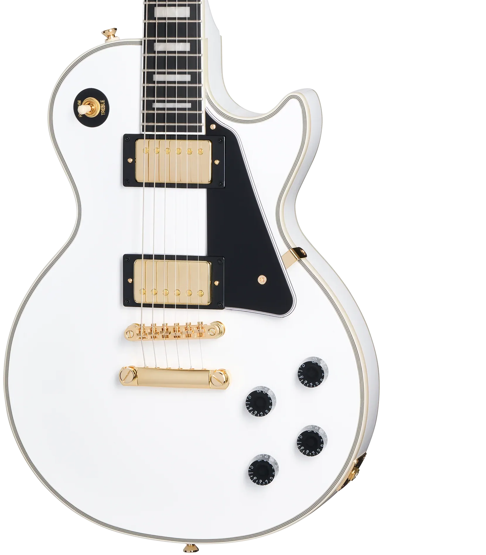 Epiphone Les Paul Custom Alpine White – Bild 4