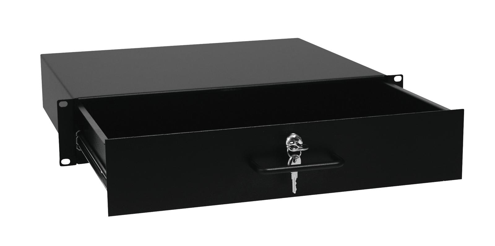 Omnitronic Rackschublade 2 HE mit Schloss Omnitronic Rackschublade 2 HE mit Schloss