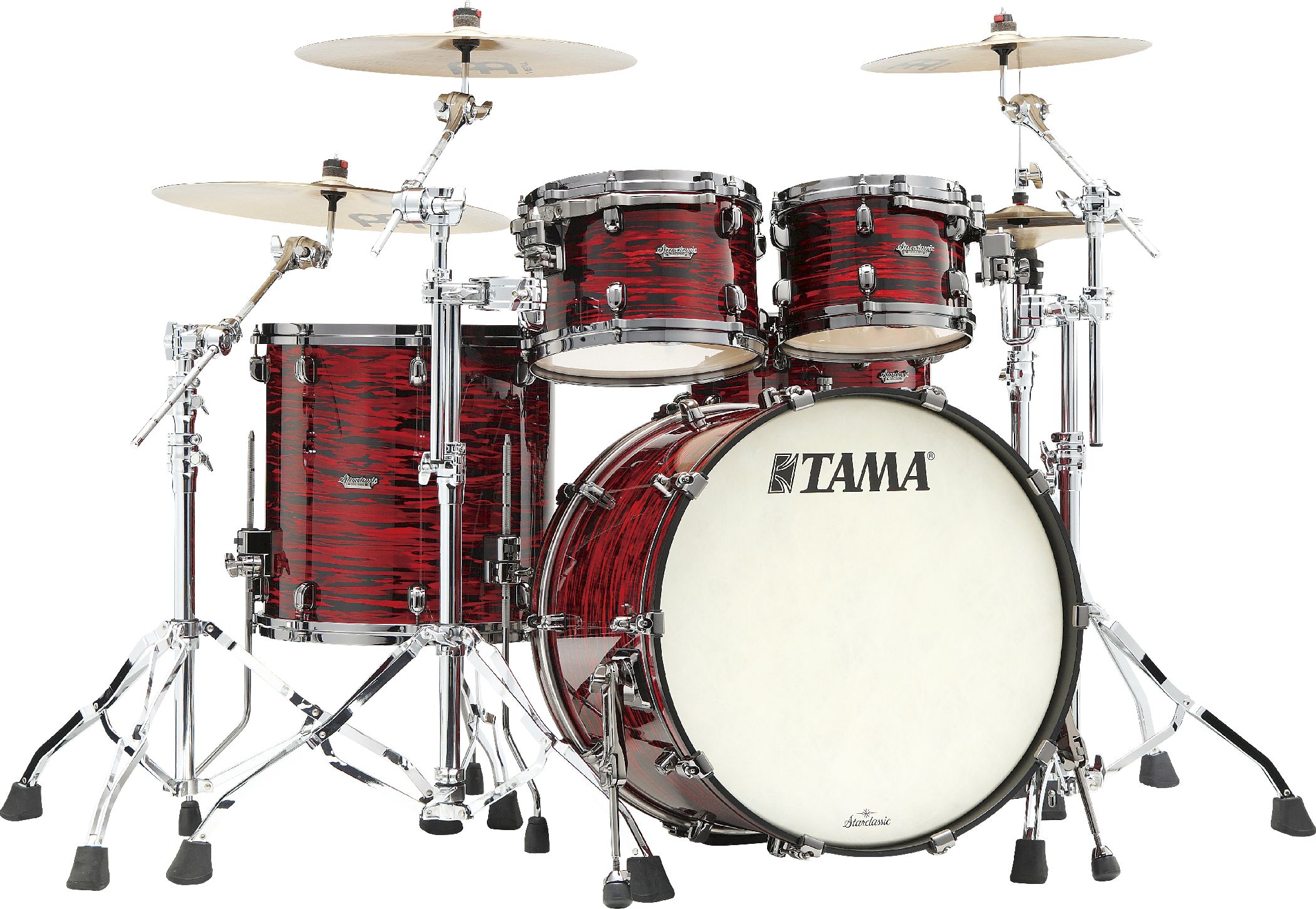 Tama MR42TZBNS-ROY  Starclassic Maple Shell Set 4tlg. - Red Oyster/Black Nickel – Bild 3