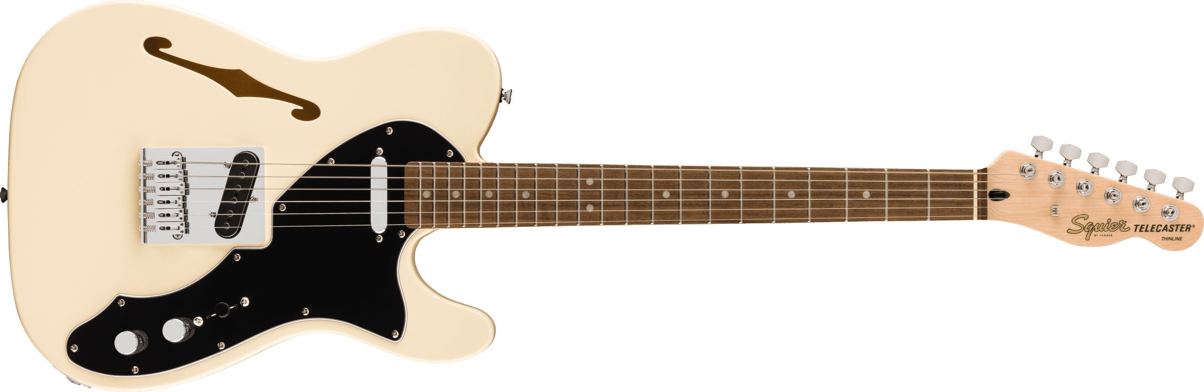 Fender Squier Affinity Telecaster Thinline Olympic White/IL Fender Squier Affinity Telecaster Thinline Olympic White/IL